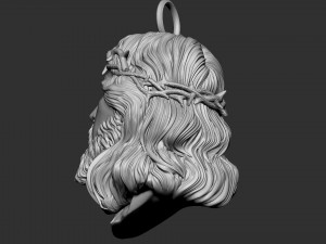 Jesus Head 01 3D-Druckmodell