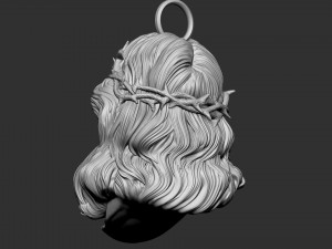 Jesus Head 01 3D-Druckmodell