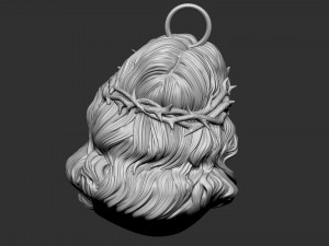 Jesus Head 01 3D-Druckmodell