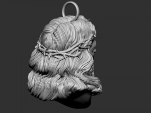 Jesus Head 01 3D-Druckmodell