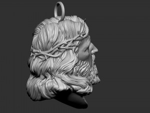 Jesus Head 01 3D-Druckmodell