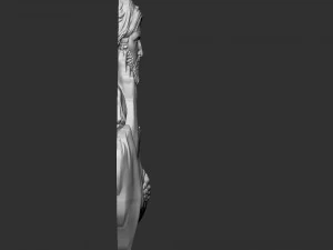 Jesus Relief 01 3D Print Model