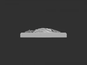 Jesus Relief 01 3D Print Model