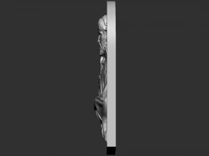 Jesus Relief 01 3D Print Model