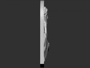 Jesus Relief 01 3D Print Model