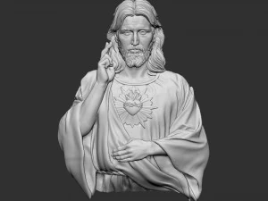 Jesus Relief 01 3D Print Model