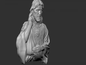 Jesus Relief 01 3D Print Model