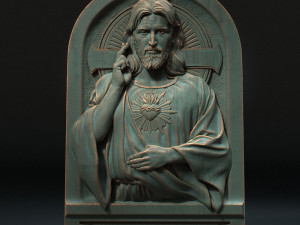 Jesus Relief 01 Modelo de impresión 3D