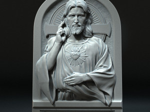 Jesus Relief 01 3D 프린트 모델
