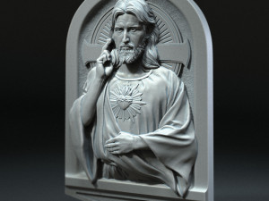 Jesus Relief 01 3D 프린트 모델