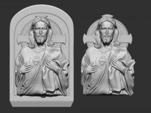Jesus Relief 02 3D Print Model