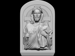Jesus Relief 02 3D Print Model