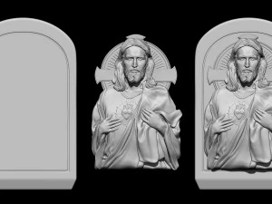 Jesus Relief 02 3D Print Model