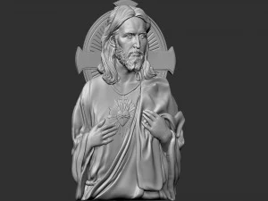 Jesus Relief 02 3D Print Model