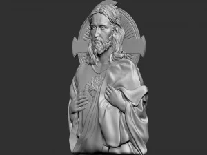 Jesus Relief 02 3D Print Model