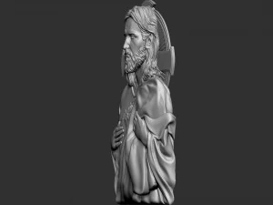 Jesus Relief 02 3D Print Model