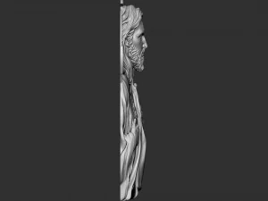 Jesus Relief 02 3D Print Model