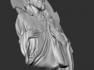Jesus Relief 02 Modelo de impresión 3D