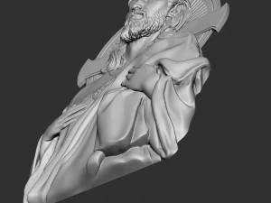 Jesus Relief 02 3D Print Model