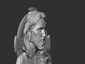 Jesus Relief 02 3D Print Model