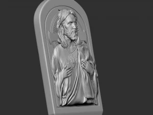 Jesus Relief 02 3D Print Model