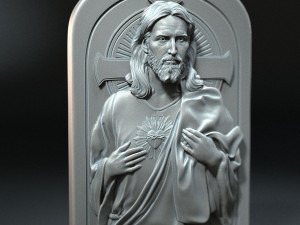 Jesus Relief 02 Modelo de impresión 3D