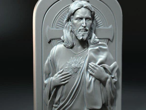 Jesus Relief 02 3D Print Model