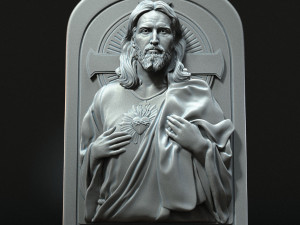 Jesus Relief 02 Modelo de impresión 3D