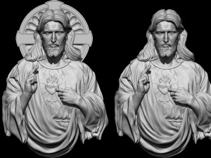 Jesus Relief 03 3D Print Model