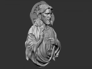 Jesus Relief 03 3D Print Model