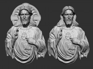 Jesus Relief 03 3D Baskı Modeli