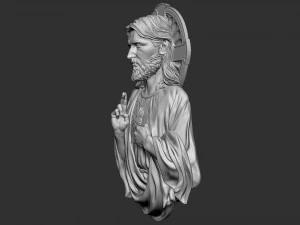 Jesus Relief 03 3D Print Model
