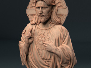 Jesus Relief 03 3D Baskı Modeli