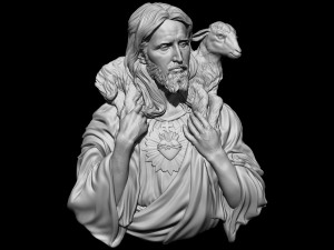 Jesus Relief 04 3D Print Model