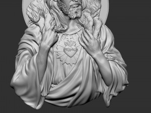 Jesus Relief 04 3D Print Model