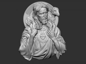 Jesus Relief 04 3D Print Model