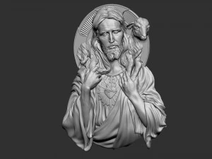 Jesus Relief 04 3D Print Model