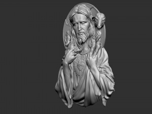 Jesus Relief 04 3D Print Model