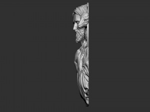 Jesus Relief 04 3D Print Model