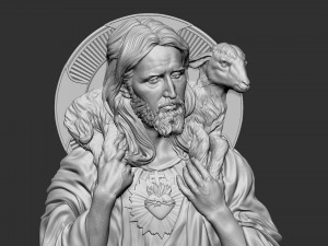 Jesus Relief 04 3D Print Model