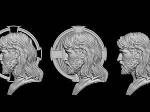 Jesus Relief 05 3D Print Model