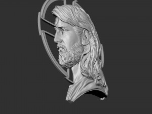 Jesus Relief 05 3D Baskı Modeli