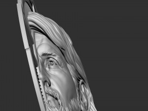 Jesus Relief 05 3D Baskı Modeli