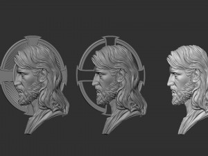 Jesus Relief 05 3D Baskı Modeli
