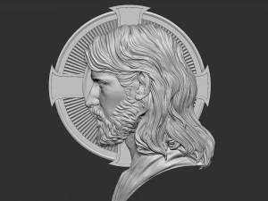 Jesus Relief 05 3D Print Model