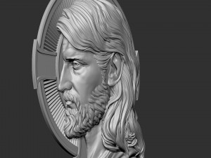 Jesus Relief 05 3D Baskı Modeli