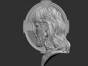 Jesus Relief 05 3D Baskı Modeli