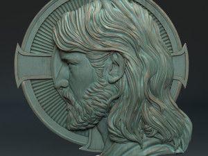 Jesus Relief 05 Modelo de impresión 3D
