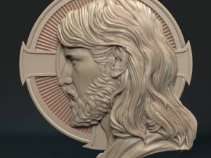 Jesus Relief 05 3D Print Model