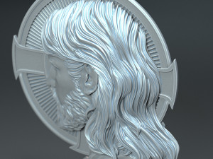 Jesus Relief 05 3D Baskı Modeli